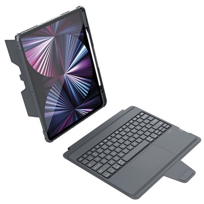 Чехол клавиатура Nillkin Bumper Combo Keyboard Case Backlit Version Серый для Apple iPad Pro 12.9 (2018)(3)