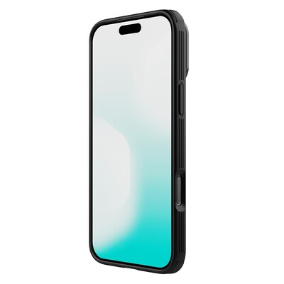 Чехол с защитой камеры и подставкой CamShield Prop (Transparent Lens Cover Version) черный для Apple iPhone 17 Pro Max(4)