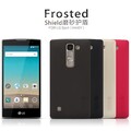 Пластиковый чехол с пленкой Nillkin Super Frosted Shield Red для LG Spirit (H440Y)(#4)