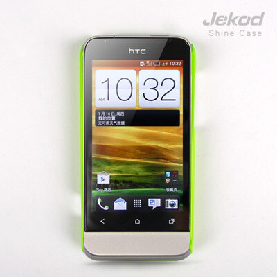 Пластиковый чехол накладка Jekod Green для HTC One V(3)