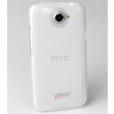 Силиконовый чехол накладка Jekod White для HTC One X(1)
