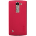 Пластиковый чехол с пленкой Nillkin Super Frosted Shield Red для LG Spirit (H440Y)(#1)