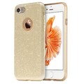Силиконовый чехол Usams Bling Series Gold для Apple iPhone 7(#1)