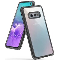 Чехол бампер Ringke Fusion Series прозрачно-серый для Samsung Galaxy S10e