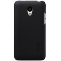Пластиковый чехол с пленкой Nillkin Super Frosted Shield Black для Meizu Charm Blue M1(#1)