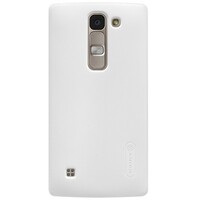 Пластиковый чехол с пленкой Nillkin Super Frosted Shield White для LG Spirit (H440Y)