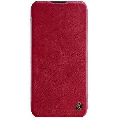 Кожаный чехол Nillkin Qin Leather Case Красный для Huawei P20 Lite 2019 (Nova 5i)(1)