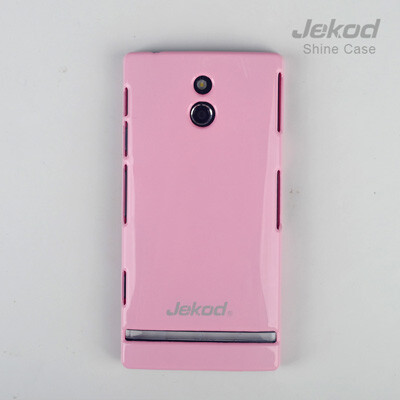 Пластиковый чехол накладка Jekod Pink для Sony Xperia P LT22i(1)