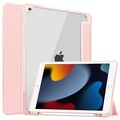 Защитный чехол книжка Acrylic TPU Case с креплением для стилуса светло-розовый для Apple iPad 10.2(#1)
