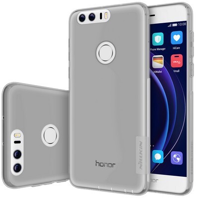 Силиконовый чехол Nillkin Nature TPU Case Grey для Huawei Honor 8(3)