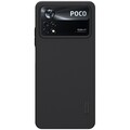 Пластиковый чехол с подставкой Nillkin Super Frosted Shield Черный для Xiaomi Poco X4 Pro(#1)
