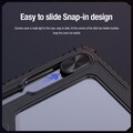 Защитный чехол Nillkin Bumper Leather Case Pro Multi-angle Черный для Samsung Galaxy Tab S9 Plus 5G(#5)