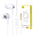 Наушники с микрофоном Baseus Encok HZ11 Wired Earphones Moon (A00164200213- Z1) белый(#6)