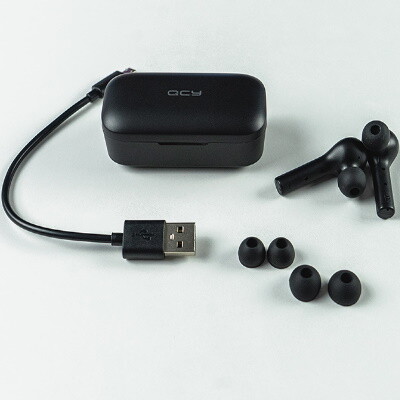 Беспроводные наушники QCY T5 черныe(1)