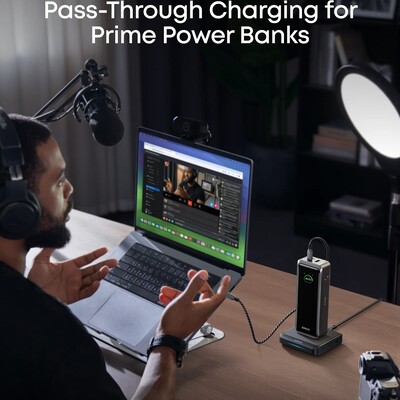 Зарядная станция Anker Prime Charging Base (150W, 3 Ports) A1903 черный(3)