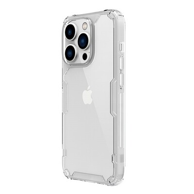 Силиконовый чехол Nillkin Nature TPU Pro Case Прозрачный для Apple iPhone 14 Pro(3)