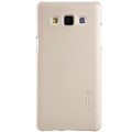 Пластиковый чехол Nillkin Super Frosted Shield Gold  для Samsung Galaxy A5(#3)
