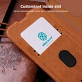 Кожаный чехол Nillkin Qin Pro Leather Case Коричневый для Samsung Galaxy S23 FE(#6)