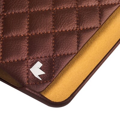 Кожаный чехол Jisoncase Premium Case Brown для Apple iPad mini 2(4)