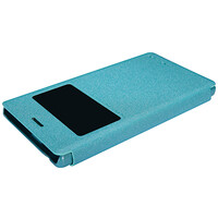 Полиуретановый чехол Nillkin Sparkle Leather Case Blue  для Sony Xperia M2 Dual S50h