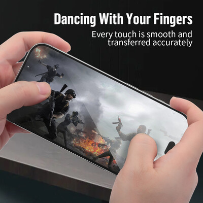 Защитное стекло Blueo Receiver Dustproof HD glass для Apple iPhone 15 Pro Max(5)