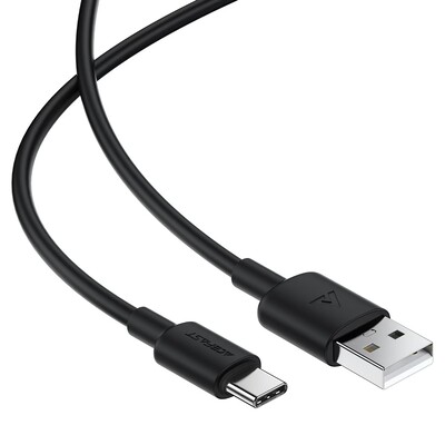 Силиконовый кабель Acefast C25-04 USB-A to USB-C charging data cable(3)