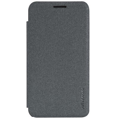 Полиуретановый чехол Nillkin Sparkle Leather Case Black для Samsung Z1 Z130H(1)