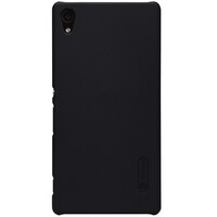 Пластиковый чехол с пленкой Nillkin Super Frosted Shield Black для Sony Xperia Z4