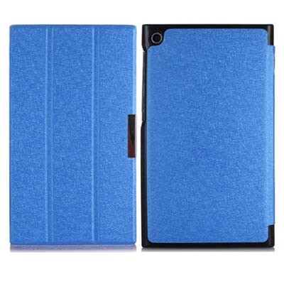 Полиуретановый чехол Book Cover Case Blue для Asus MEMO Pad 7 ME572CL(1)
