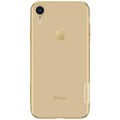 Силиконовый чехол Nillkin Nature TPU Case Золотой для Apple iPhone XR(#1)
