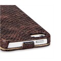 Кожаный чехол TETDED Troyes Duo Brown Snake LC для Apple iPhone 5/5s/SE(#4)