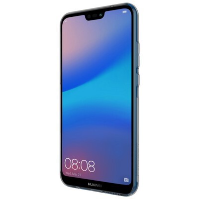 Силиконовый чехол Nillkin Nature TPU Case Серый для Huawei P20 Lite(2)