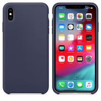 Силиконовый чехол фиолетовый для Apple iPhone XS Max