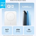 Внешний аккумулятор Anker Nano A1115 Qi2 15W 5000mAh (CCC) белый(#2)