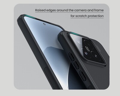 Пластиковый чехол Nillkin Super Frosted Shield Pro Черный для Xiaomi 15(6)