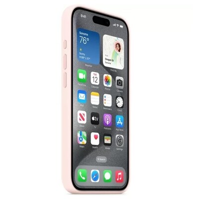 Силиконовый чехол с Magsafe золотисто-желтый для Apple iPhone 16 Pro Max(3)