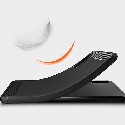 Защитный чехол UniCase Carbon черный для Samsung Galaxy A7 (2018)(5)