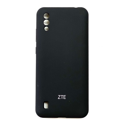Силиконовый чехол Silicone Case черный для ZTE Blade A5 2020(1)