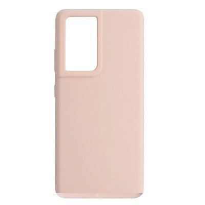 Силиконовый чехол Silicone Case светло-розовый для Samsung Galaxy S21 Ultra(1)