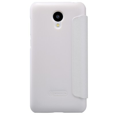 Полиуретановый чехол Nillkin Sparkle Leather Case White для Meizu M2 mini(2)