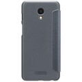Полиуретановый чехол книга Nillkin Sparkle Leather Case Черный для Meizu M6s(#2)