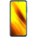 Пластиковый чехол Nillkin Super Frosted Shield Синий для Xiaomi Poco X3/ Poco X3 Pro(#2)
