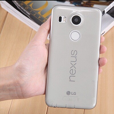 Силиконовый чехол Becolor TPU Case 0.5mm Grey для LG Nexus 5X(3)