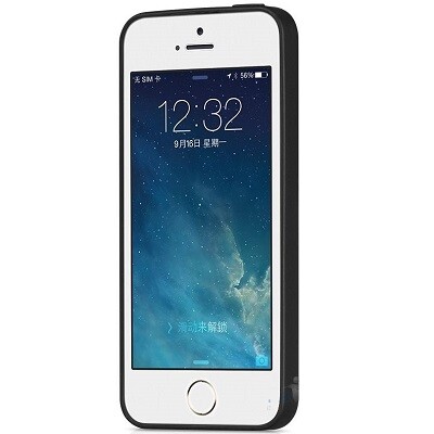 Силиконовый чехол HOCO Juice Series Black для Apple iPhone 5/5s/SE(3)