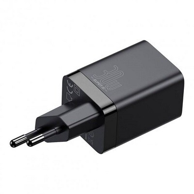 Сетевое зарядное устройство Baseus Super Si Pro Quick Charger C+U 30W EU (CCSUPP-E01) черное(4)