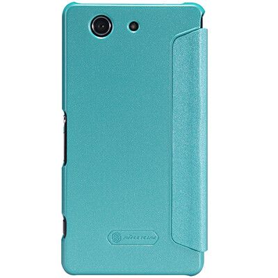 Полиуретановый чехол Nillkin Sparkle Leather Case Blue  для Sony Xperia Z3 Compact(1)