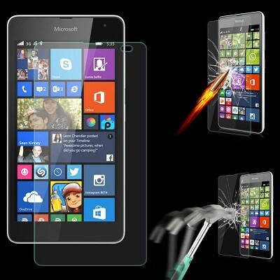 Противоударное защитное стекло Ainy Tempered Glass Protector 0.3mm для Microsoft Lumia 550(2)
