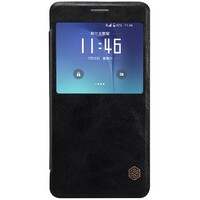 Кожаный чехол Nillkin Qin Leather Case Black для Samsung N920 Galaxy Note 5