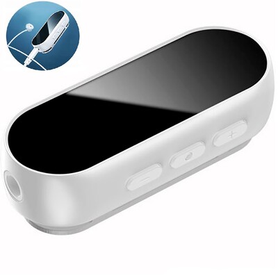 Портативный беспроводной аудио адаптер для наушников белый - NGBA02-02(1)