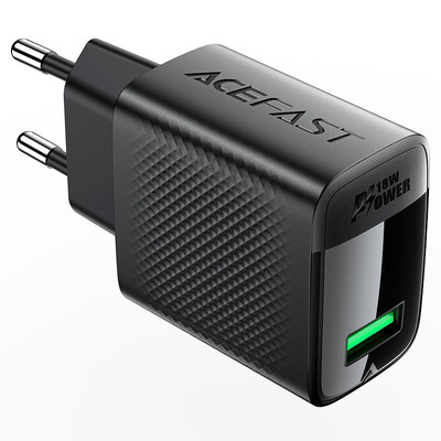 Сетевое зарядное устройство Acefast A90 QC18W GaN Wall Charger(2)